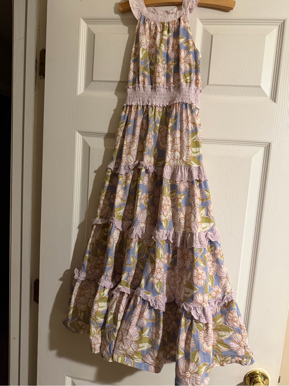 Matilda Jane Lavender Floral Tiered Maxi Dress